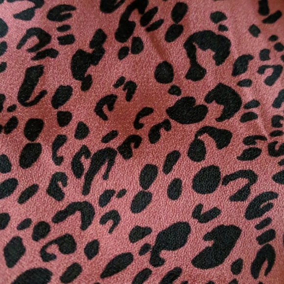 New Zara Leopard Print Ruched Ruffle Mini Dress - Picture 12 of 13